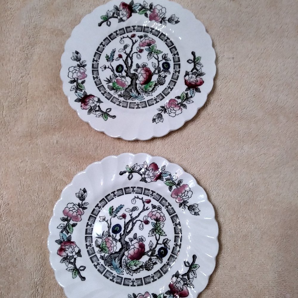 Two Myott Fine Staffordshire Ware Saucers